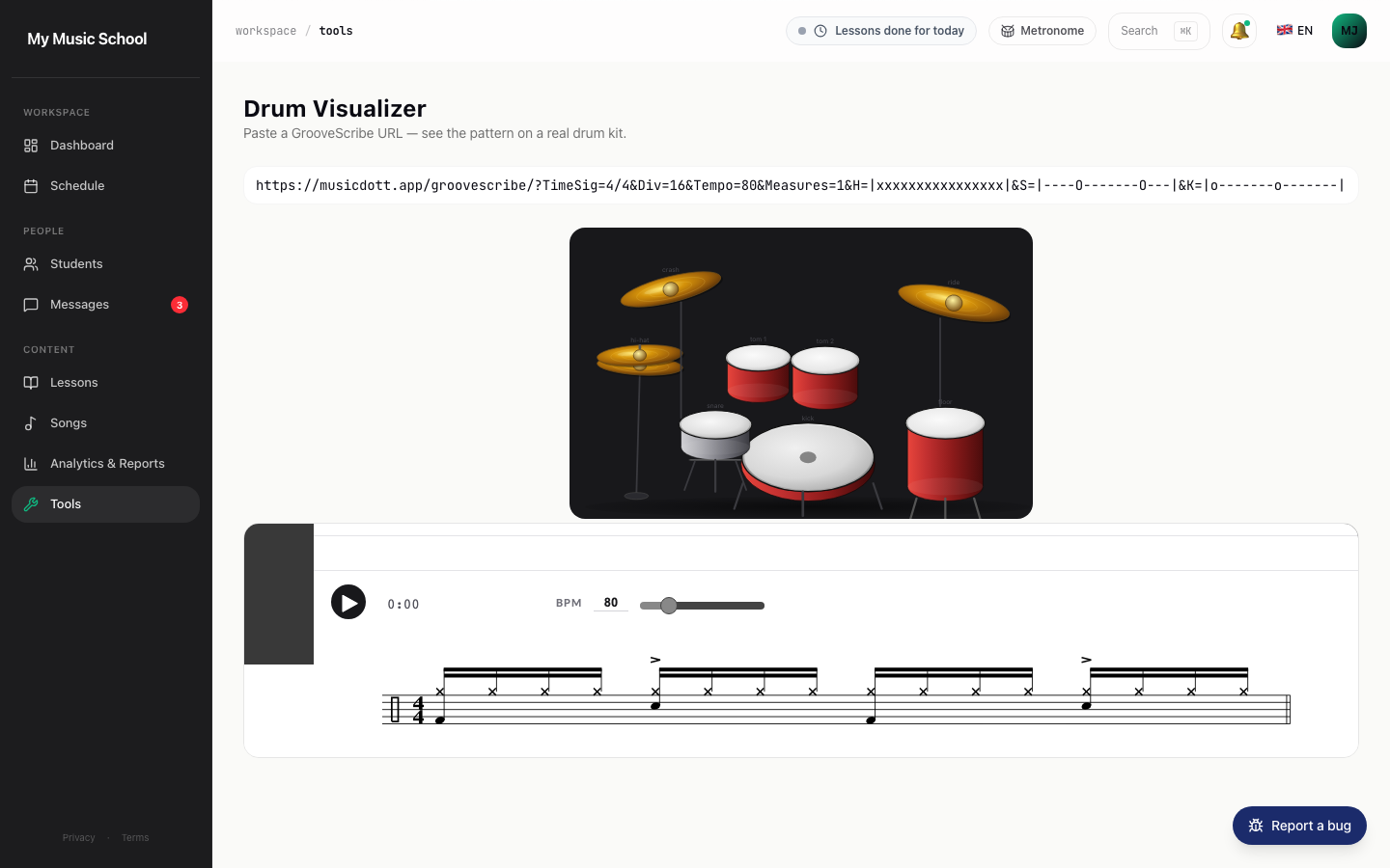Drum Visualizer